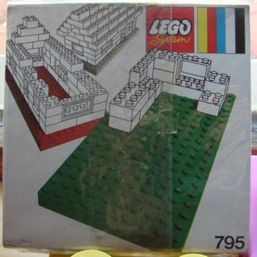 LEGO sættet Baseplates, Red and Blue