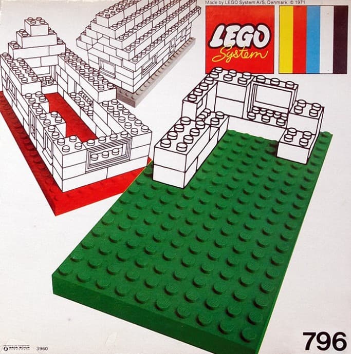 LEGO sættet Baseplates, Green and Yellow