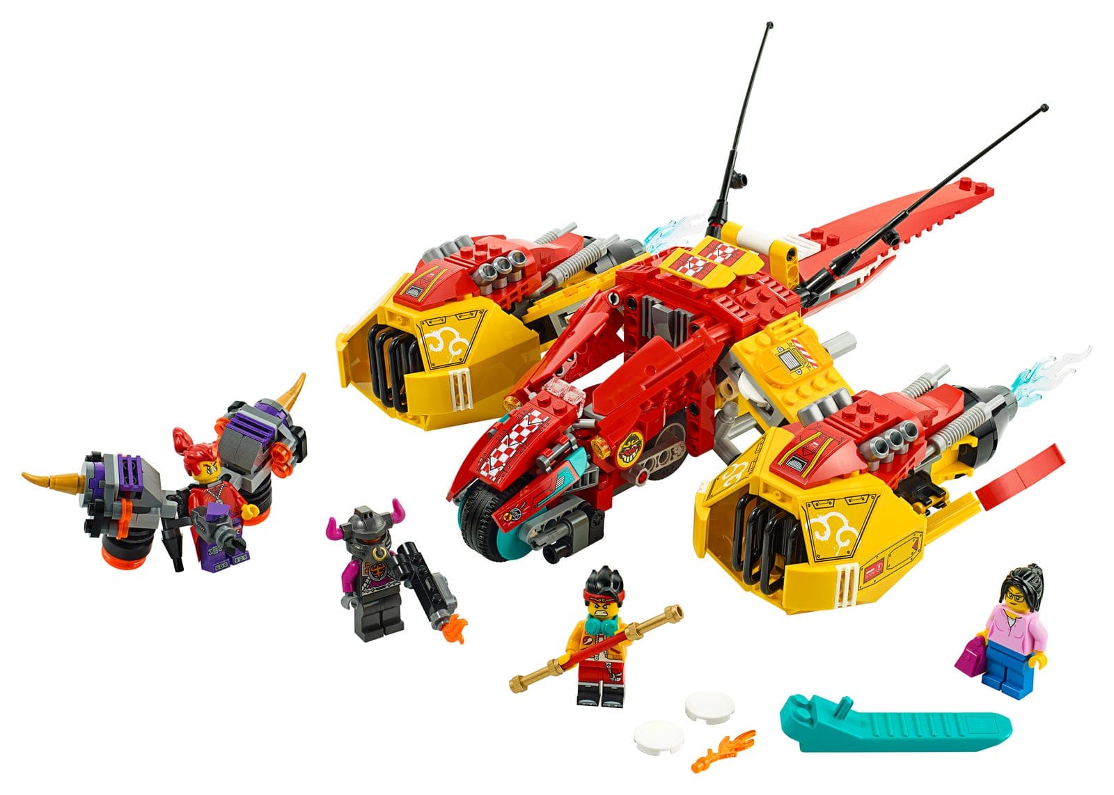 LEGO sættet Monkie Kid's Cloud Jet