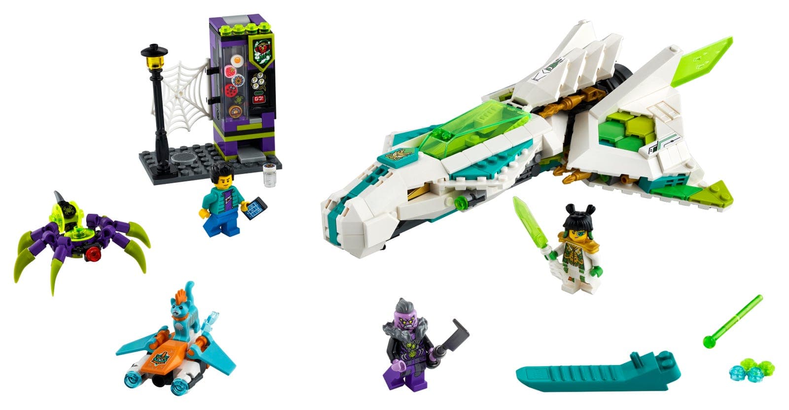LEGO sættet White Dragon Horse Jet