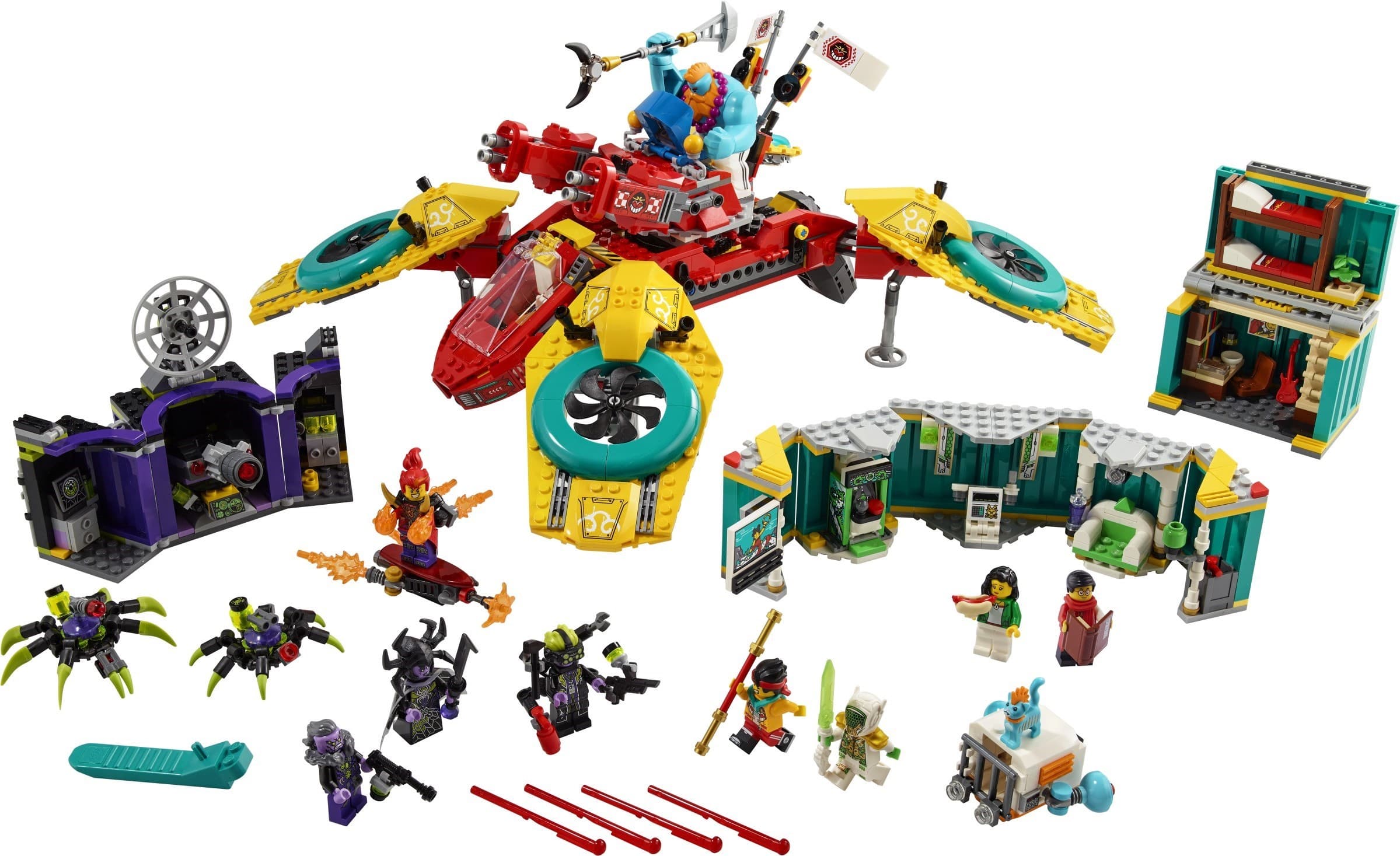 LEGO sættet Monkie Kid's Team Dronecopter