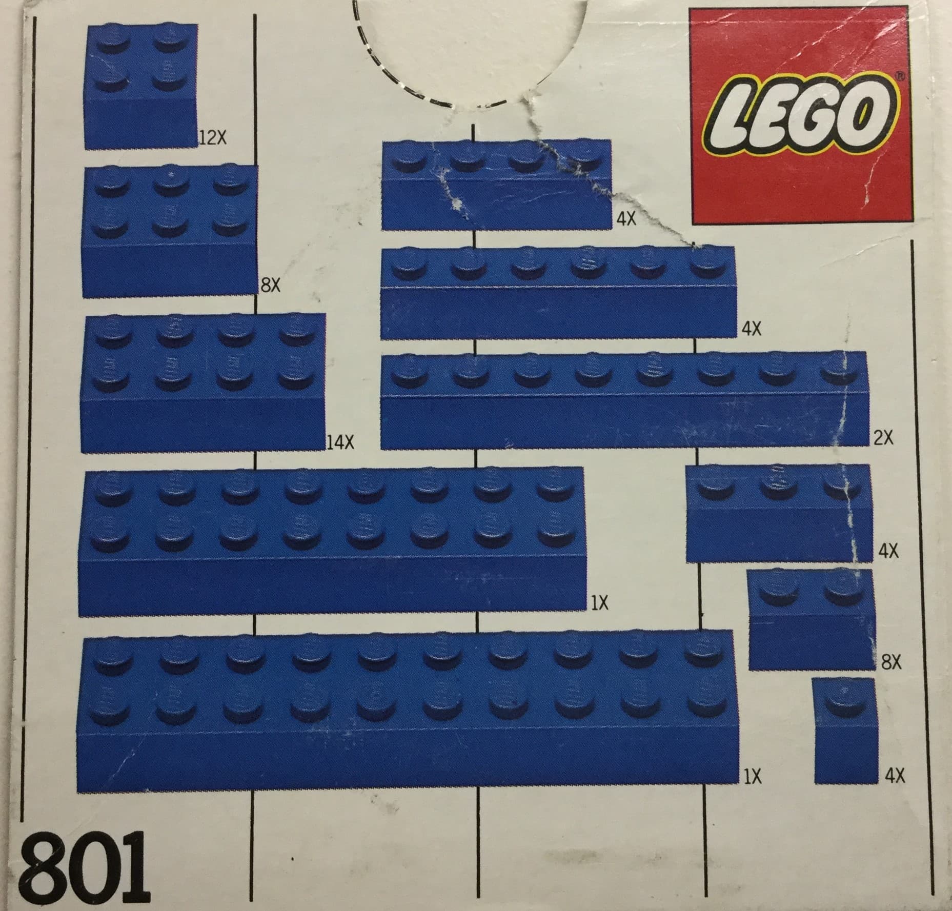 LEGO sættet Extra Bricks Blue