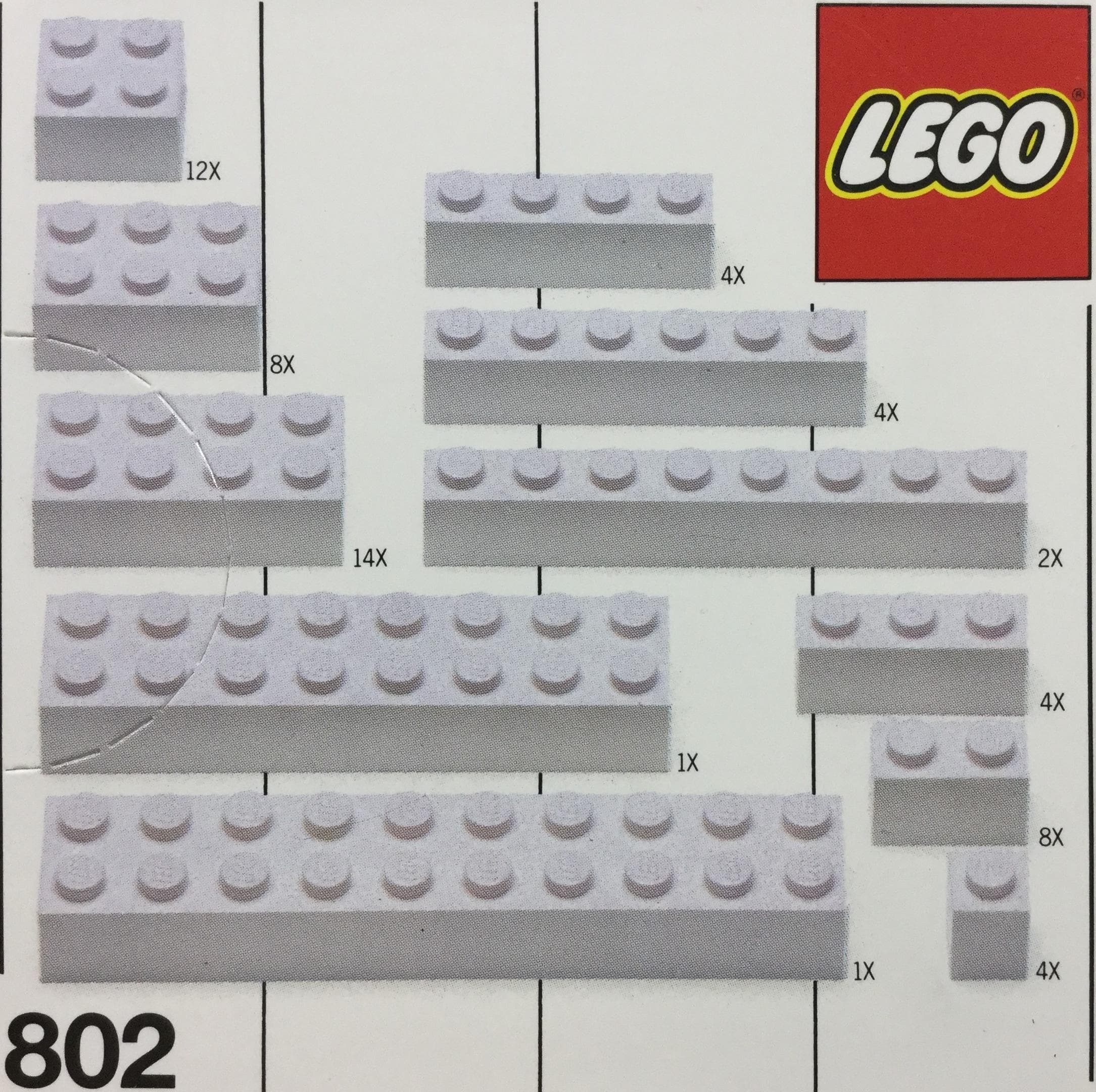 LEGO sættet Extra Bricks White