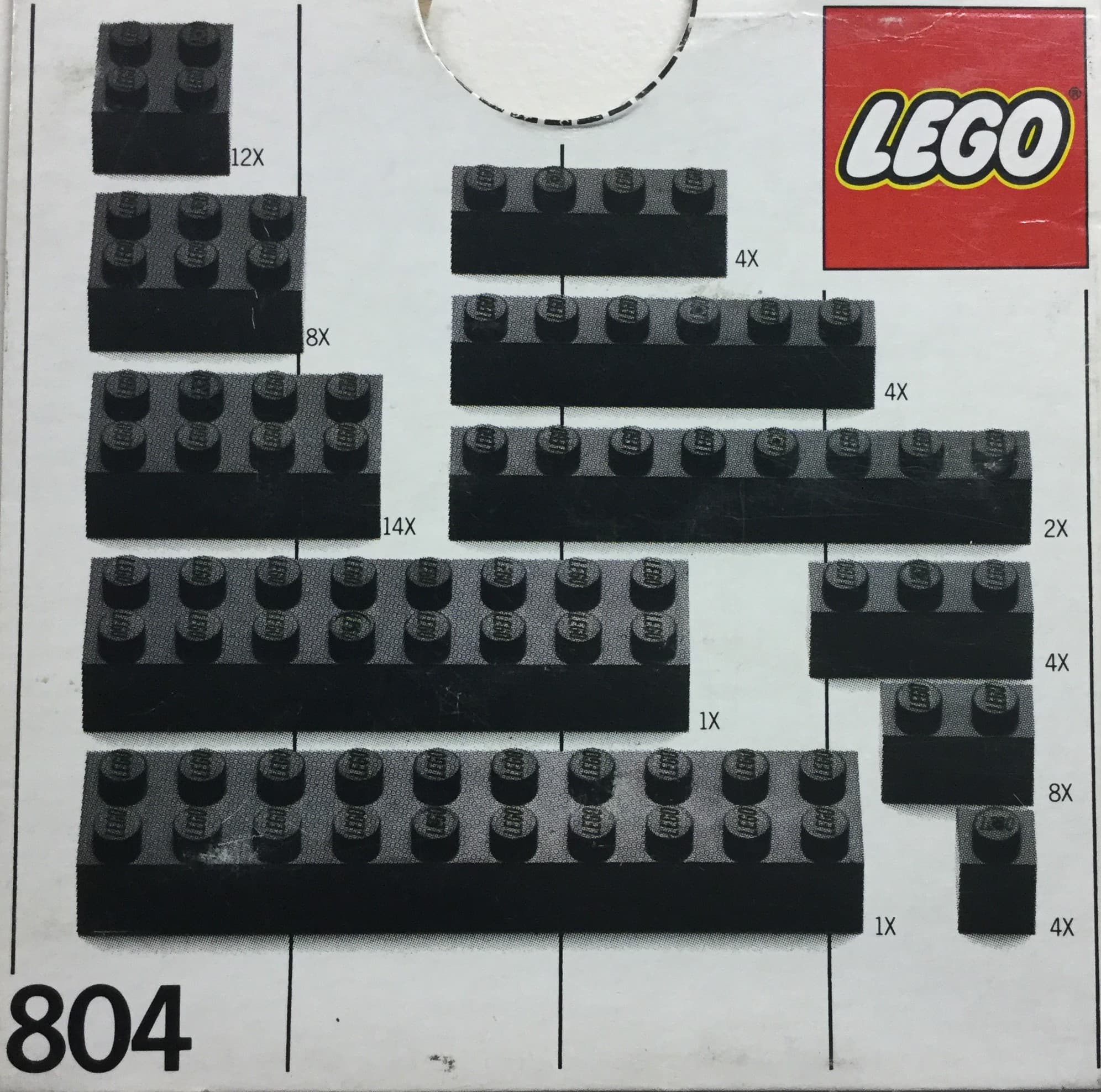 LEGO sættet Extra Bricks Black