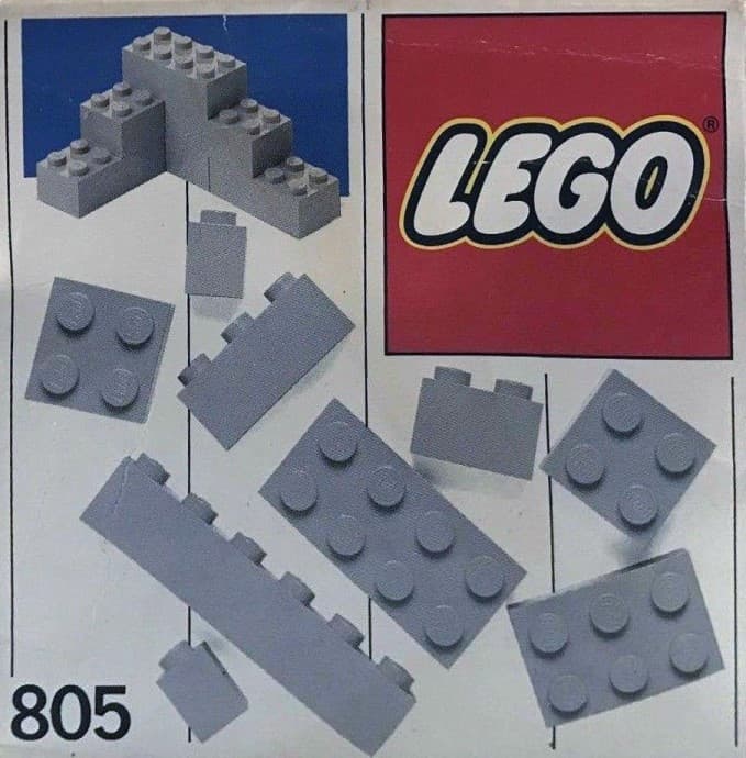 LEGO sættet Extra Bricks Gray