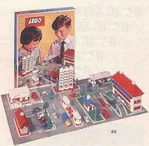 LEGO sættet Town Plan - UK, Cardboard box
