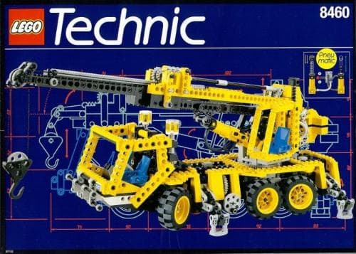 LEGO sættet Pneumatic Crane Truck / Mobile Crane
