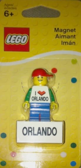 LEGO sættet I [Heart] Orlando Figure Magnet
