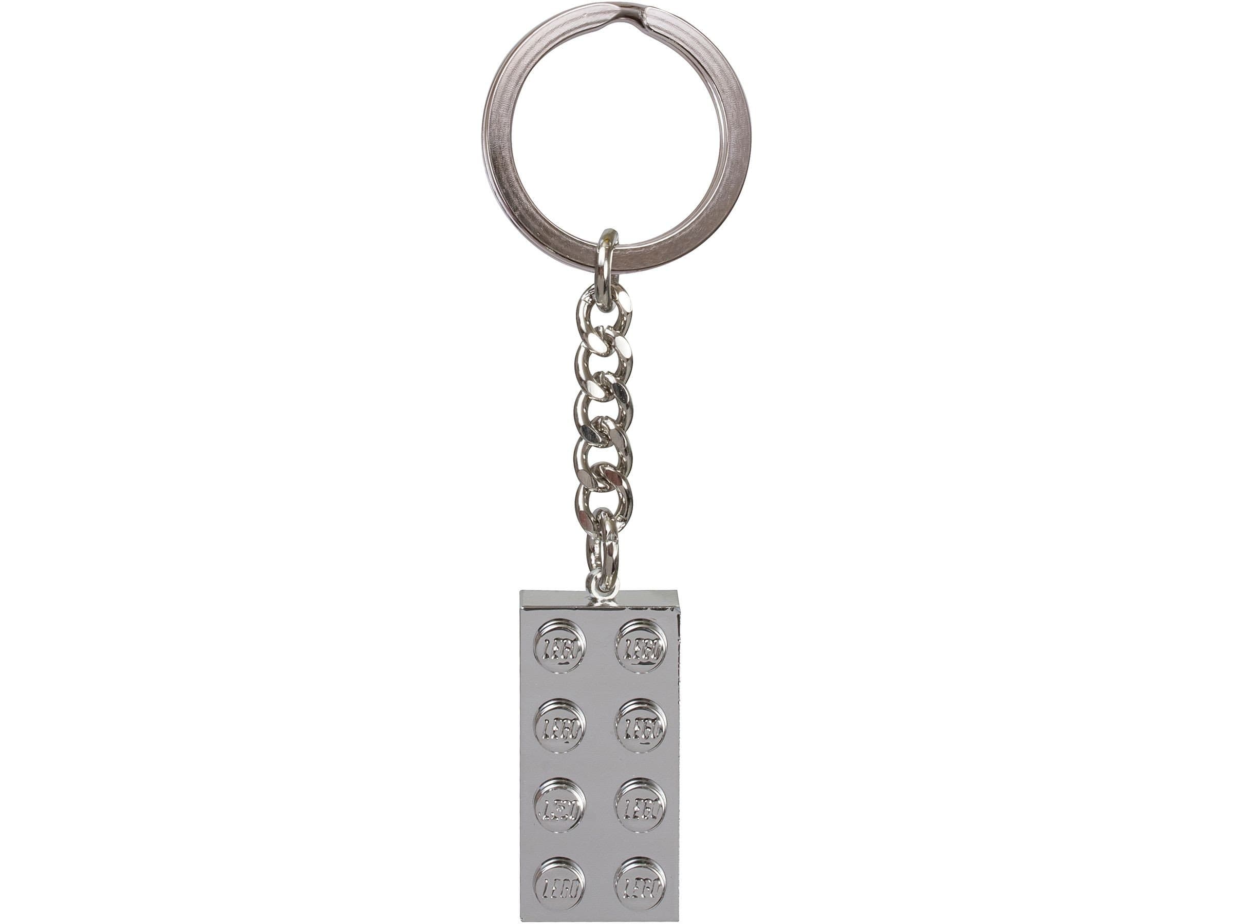 LEGO sættet Chrome Silver Brick Key Chain