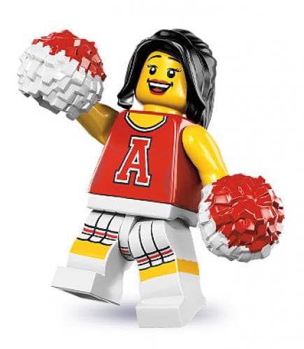 LEGO sættet Red Cheerleader