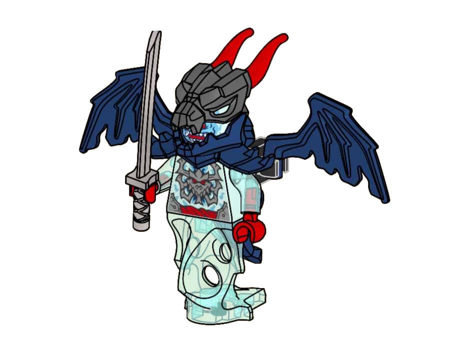 LEGO sættet Spectral Dragonian Warrior