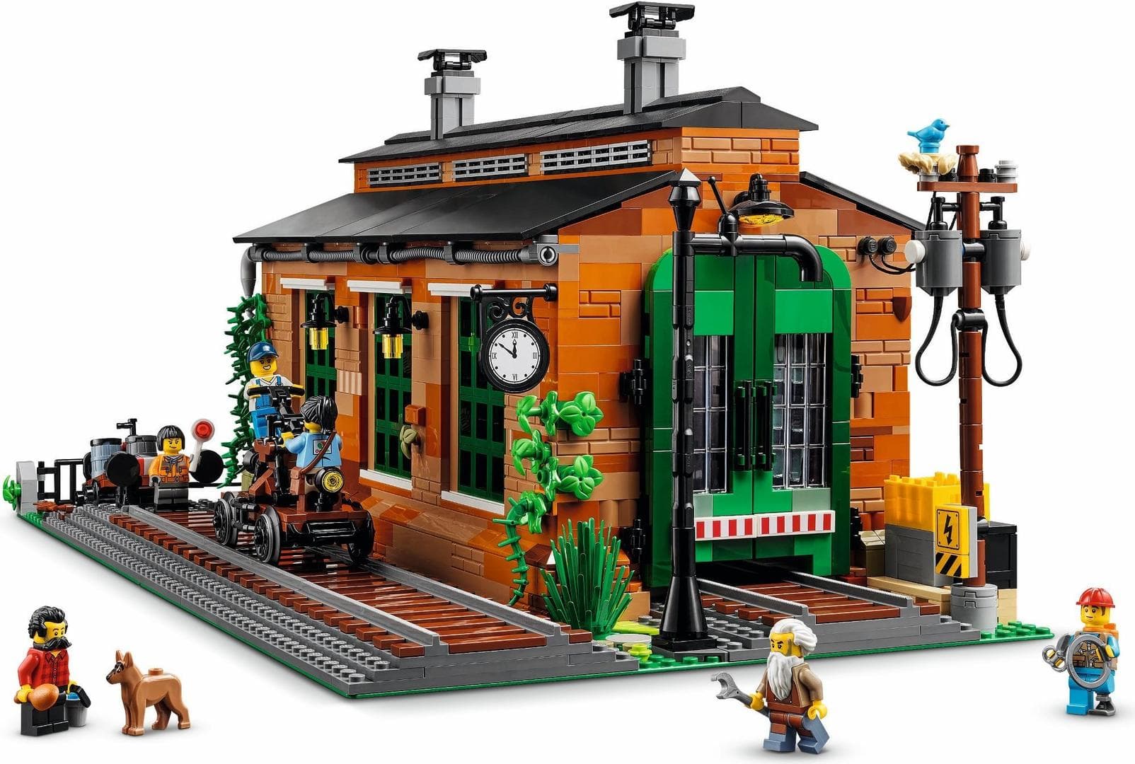 LEGO sættet Old Train Engine Shed
