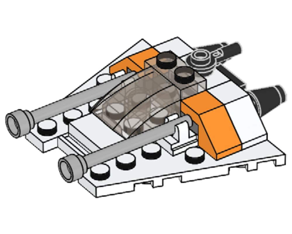 LEGO sættet Snowspeeder