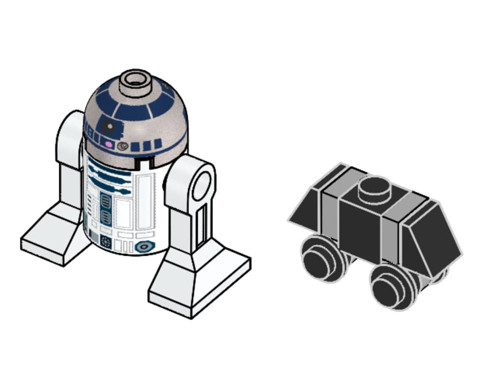 LEGO sættet R2-D2 & MSE-6