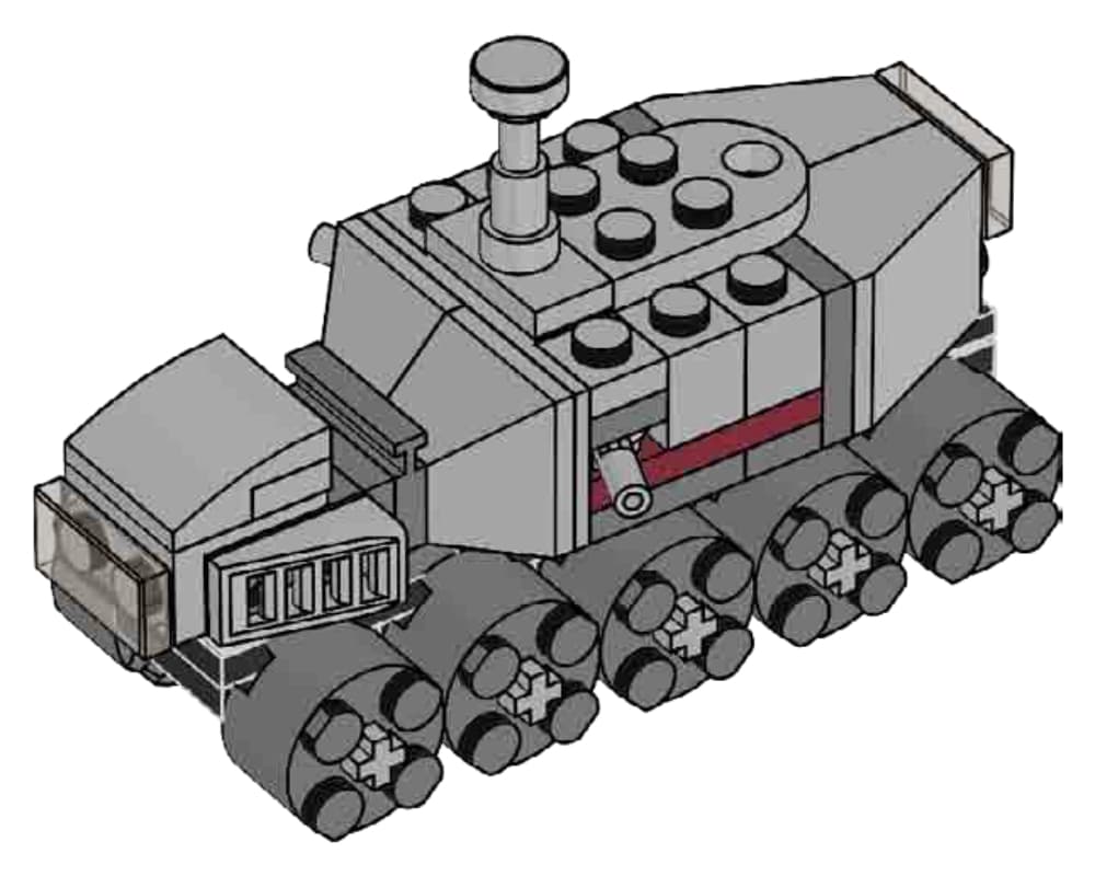 LEGO sættet Clone Turbo Tank