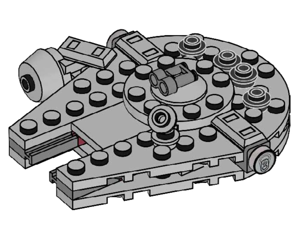 LEGO sættet Millennium Falcon