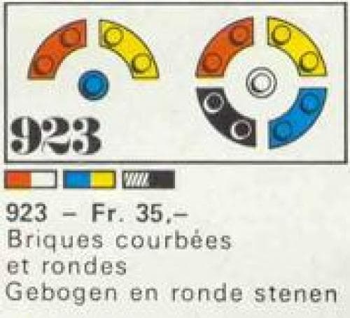 LEGO sættet 50 bricks, curved and round