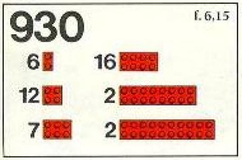 LEGO sættet Red Bricks