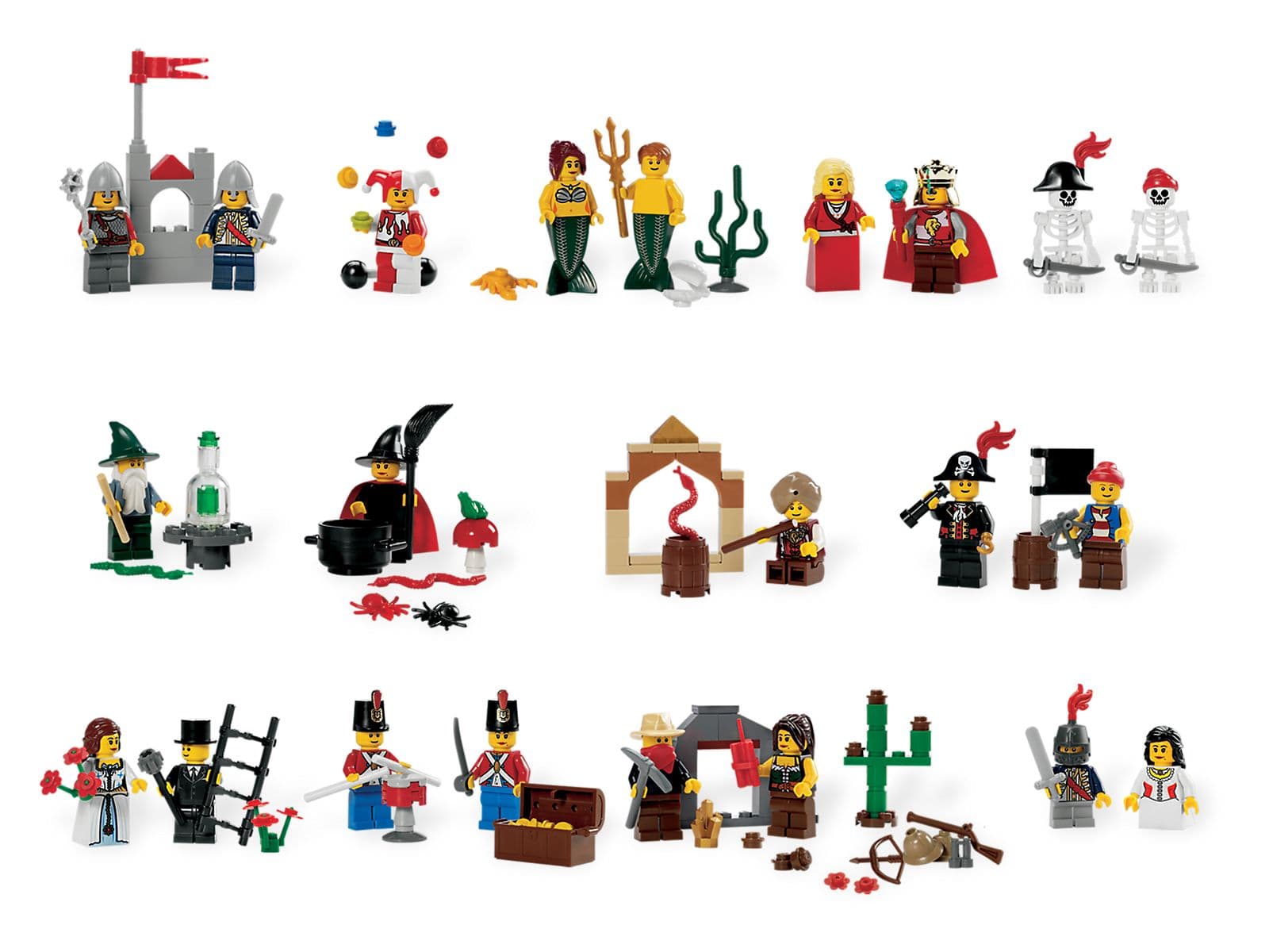 LEGO sættet Fairytale and Historic Minifigures