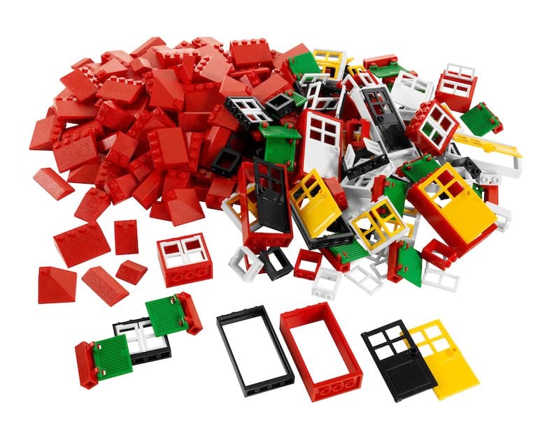 LEGO sættet Doors Windows & Roof Tiles
