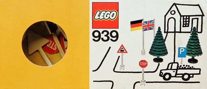 LEGO sættet Flags, Trees and Road Signs