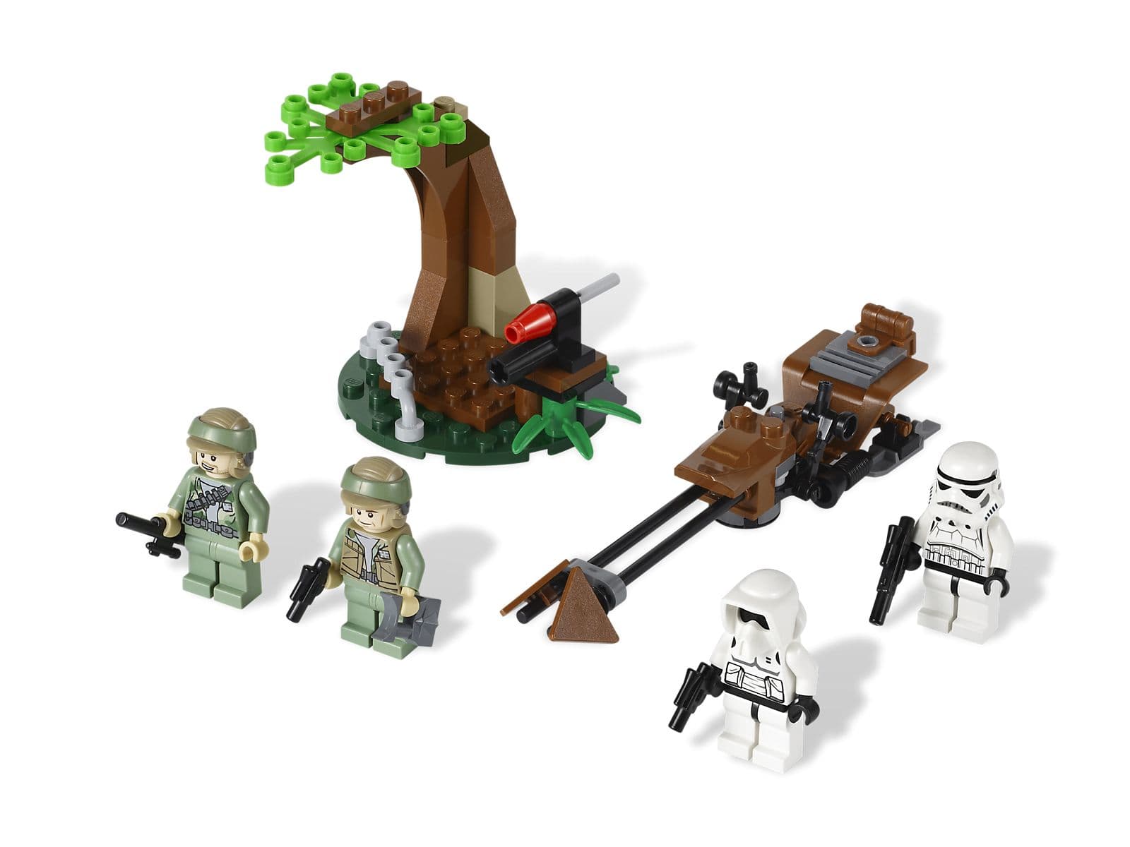 LEGO sættet Endor Rebel Trooper & Imperial Trooper Battle Pack