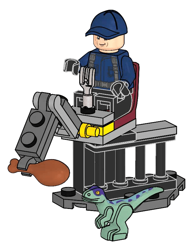LEGO sættet Guard and Raptor