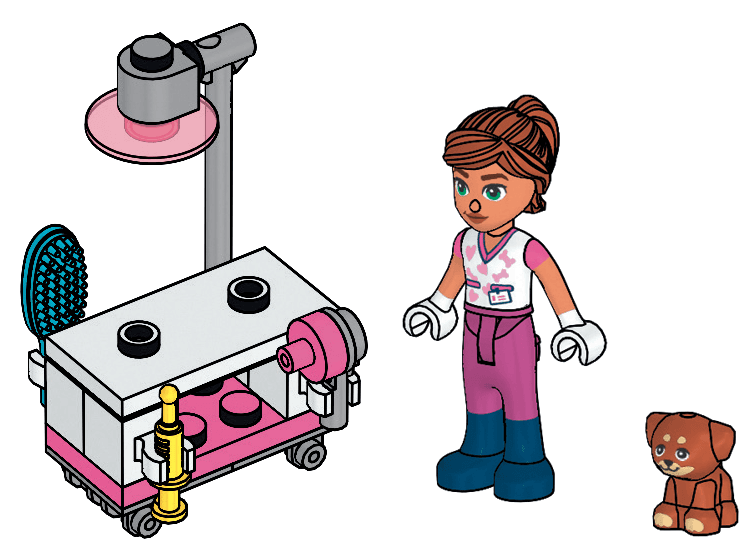 LEGO sættet Valeria with Puppy