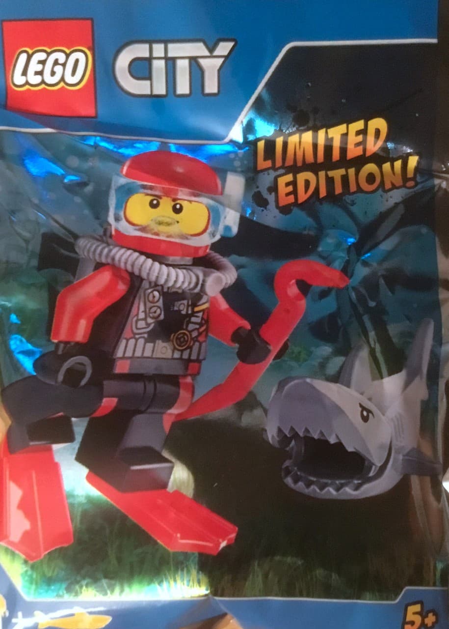 LEGO sættet Diver and Shark