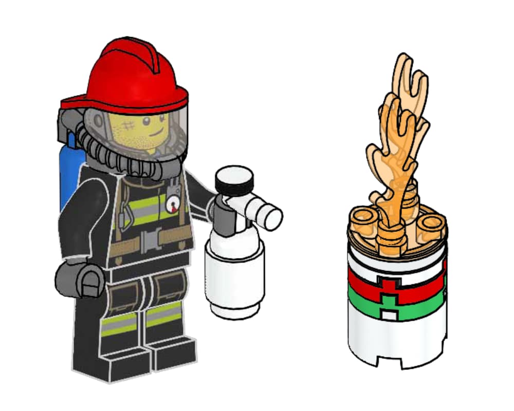 LEGO sættet Fireman
