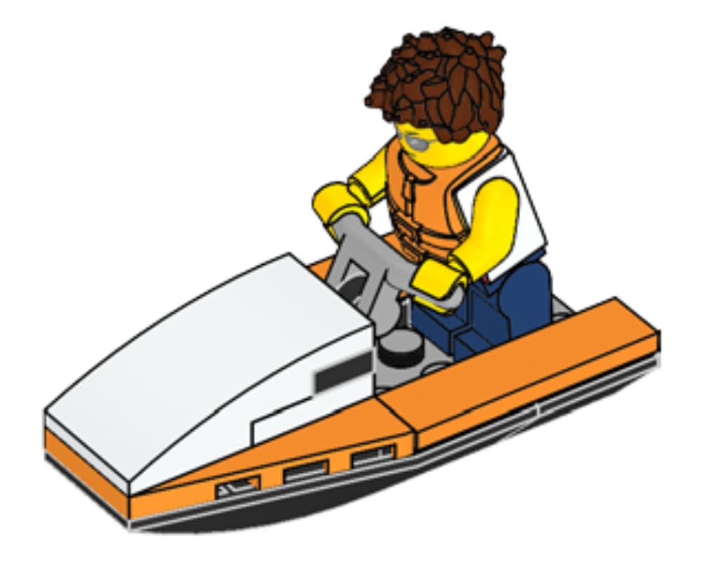 LEGO sættet Jet-ski