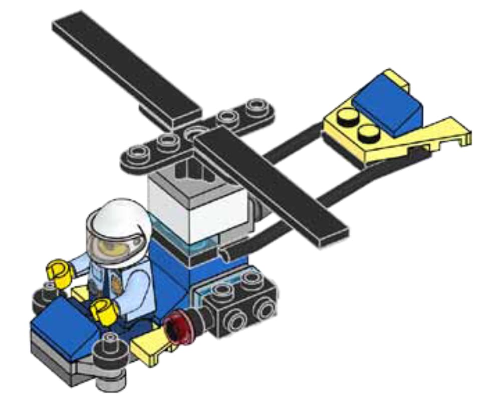LEGO sættet Policeman and Helicopter