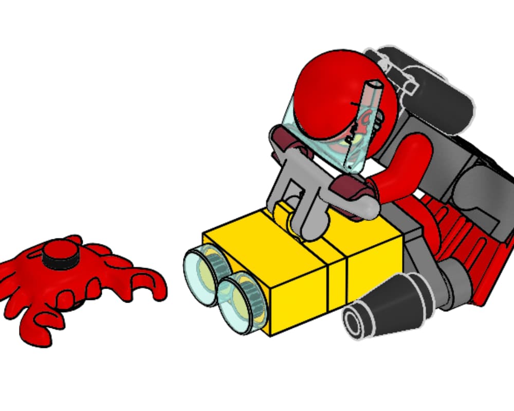 LEGO sættet Diver and Crab