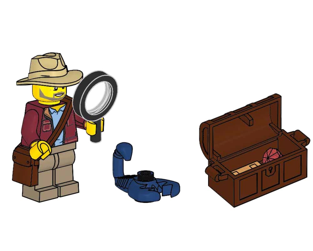 LEGO sættet Larry Jones - The Adventurer