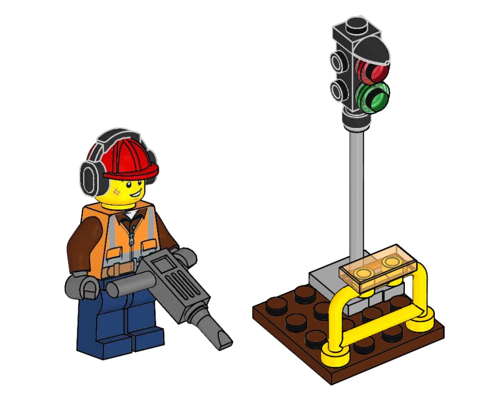 LEGO sættet Builder and Traffic Light