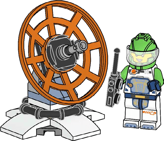 LEGO sættet Astronaut and Radio Station
