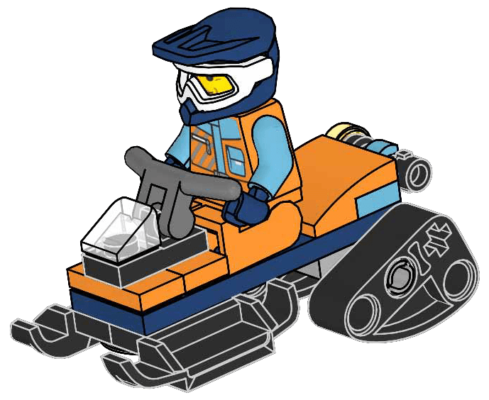 LEGO sættet Snowmobile