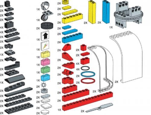 LEGO sættet Special Elements for Control Lab Set