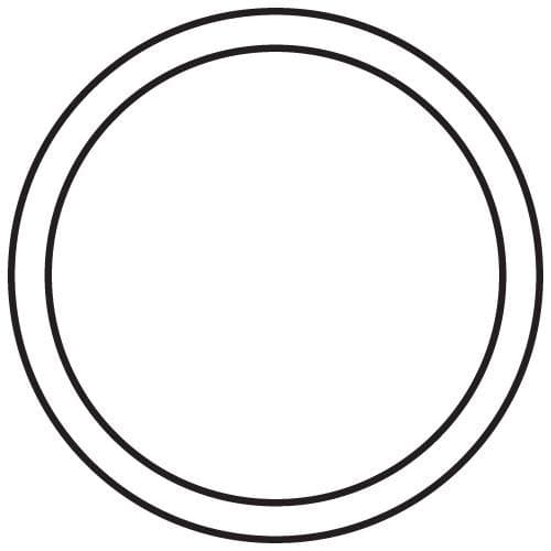 LEGO sættet Small White Bands (Pack of 24)