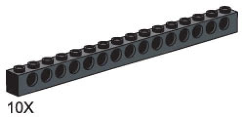 LEGO sættet 1 x 16 Beams