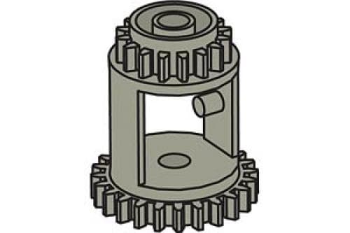 LEGO sættet Gear Casings (Pack of 10 contained 20 prior to 2005 Dacta catalog)
