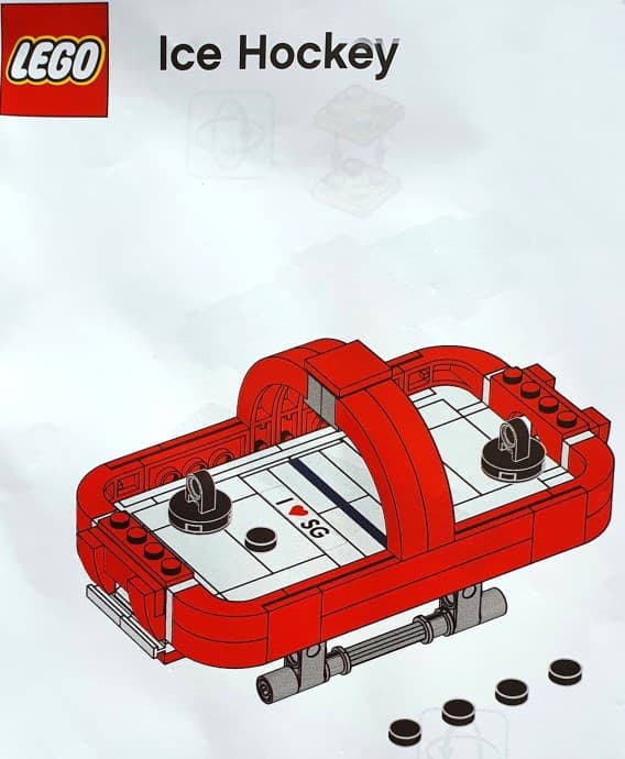 LEGO sættet Ice Hockey - Resorts World Sentosa Grand Opening