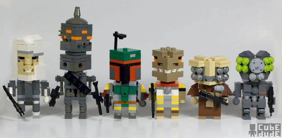 LEGO sættet Fan Celebration V - CubeDude - The Bounty Hunter Edition