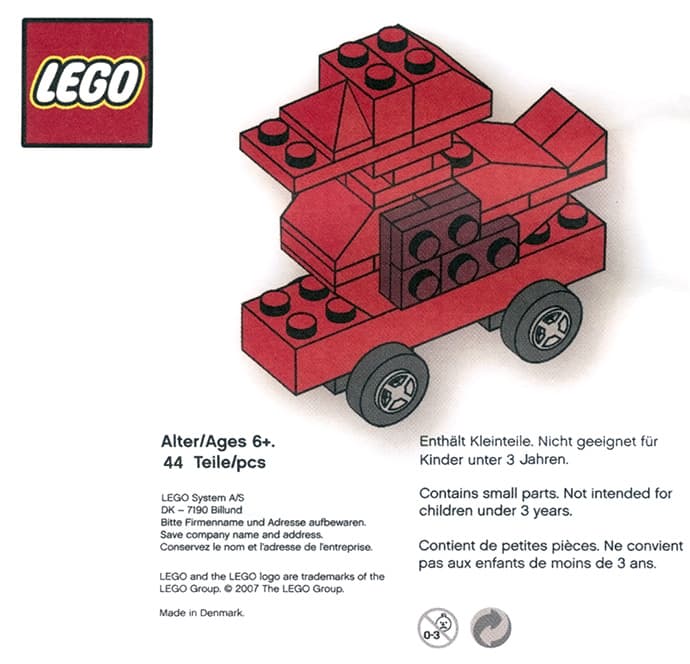 LEGO sættet 75th Anniversary Duck on Wheels