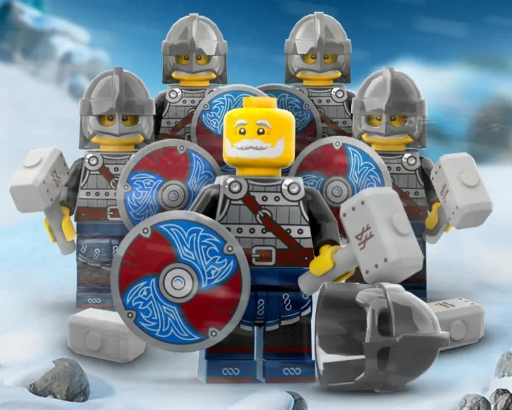 LEGO sættet 5 x Viking Villagers Bundle