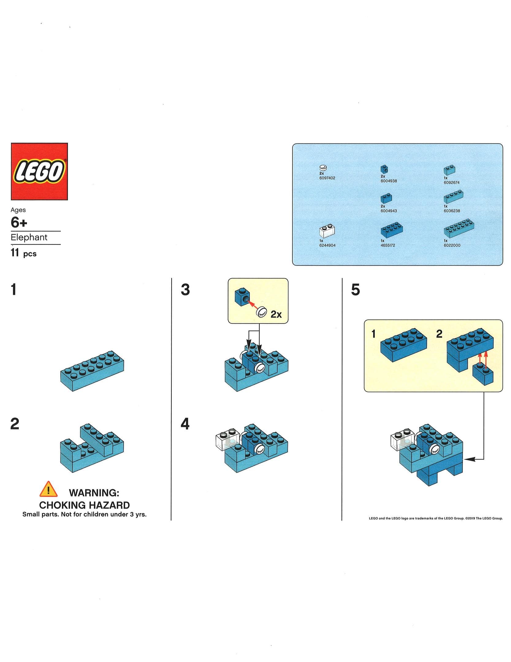 LEGO sættet Elephant