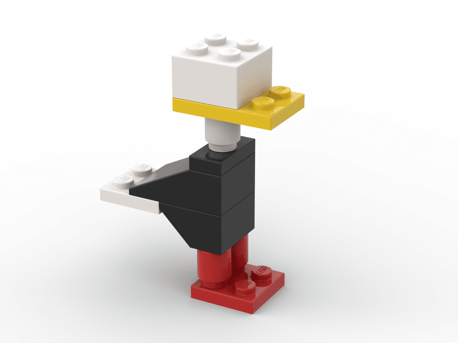 LEGO sættet Ostrich Yellow Label Version