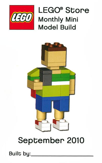LEGO sættet Boy with Backpack