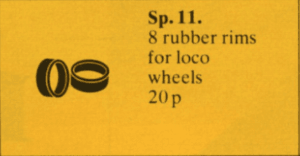 LEGO sættet Locomotive Traction Tires