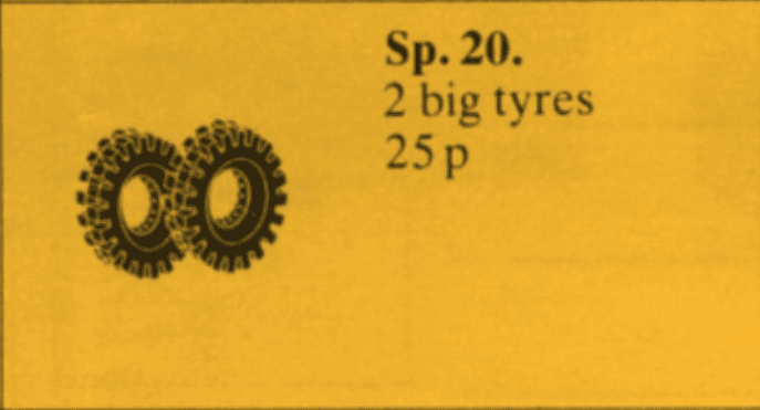 LEGO sættet Cross Country 42mm Tires